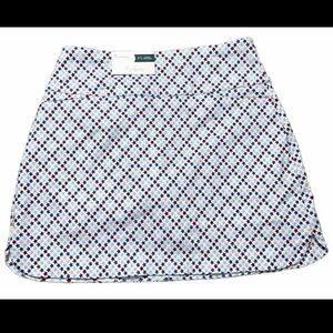 Lady Hagen Women's 17'' Tummy Control Golf Tennis Pickleball Skort Stars NWT Med